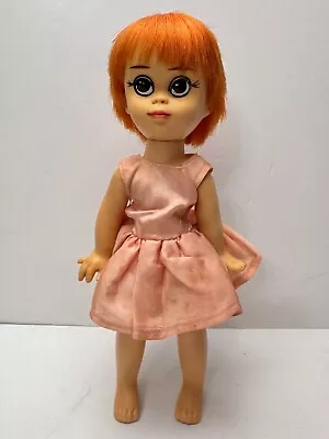 Hedaya Holiday Fare 1965 Vintage Girl Doll Red Orange Hair Japan 11  • $19.95