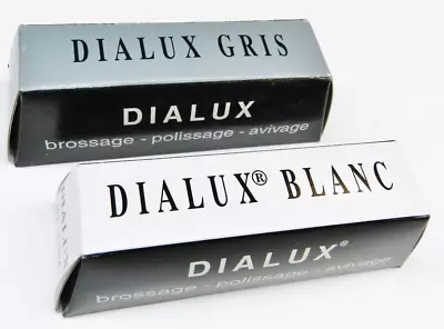 Dialux White & Gray Polishing Compound Jewelers Rouge Silver Polish Metal Finish • $13.50