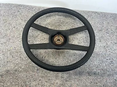 70-81 Chevy Camaro Z28 Original Black Steering Wheel Rope 4 Spoke 9761838 Nice • $145.21