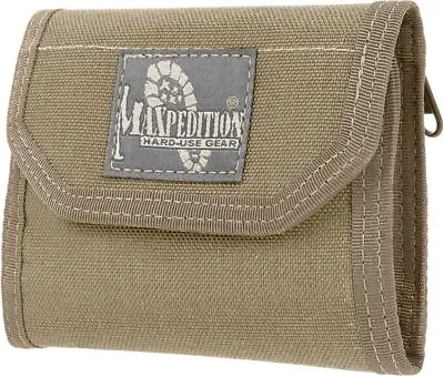 Maxpedition CMC Wallet Closed Empty Khaki Size 5  L X 3.5  H X 1  W - 0253K • $26.12