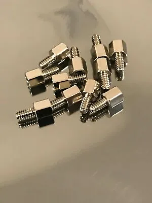 25 Pcs 4-40 Hex Jackscrew Jack Screws D-Sub Video Card VGA DVI DB9 Standoff • $8.90