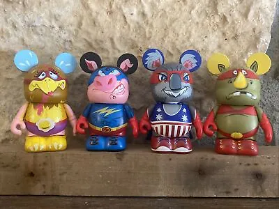 Disney Vinylmation Zooper Heroes Series Set Lot Of 4 Koala Rhino Pig Chicken • $22.99