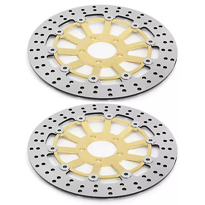 Front Brake Discs Rotors For Kawasaki ZZ-R 400 1990-2001 2004 2005 ZZR 600 93-07 • $269.46