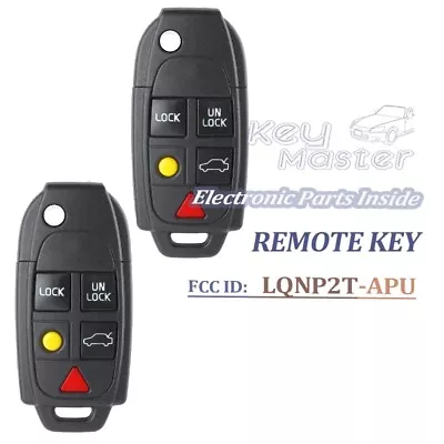2x For Volvo XC70 XC90 S40 S60 C30 2003-2018 Keyless Remote Key Fob LQNP2T-APU • $88.02