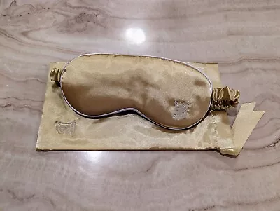 $99.99 • Buy ⭐ ⭐ Brand New Burberry Gold Travel Sleep Eye Mask + Case - 100% Authentic ⭐ ⭐