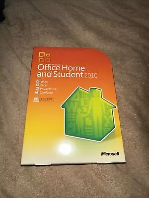 Microsoft Office Home And Student 2010 Software Family Pack Windows Used W/ Key • $30