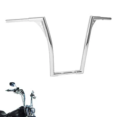 18  Fat 1 1/4  Rise Chrome Iron Handle Bar Fit For Harley Heritage Softail FLST • $99