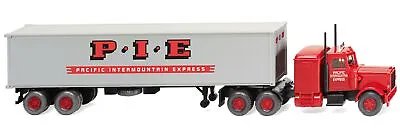 WIKING Hanomag Henschel With Trailer Container P.I.E Scale 1/87 WIK052706 • $27.85