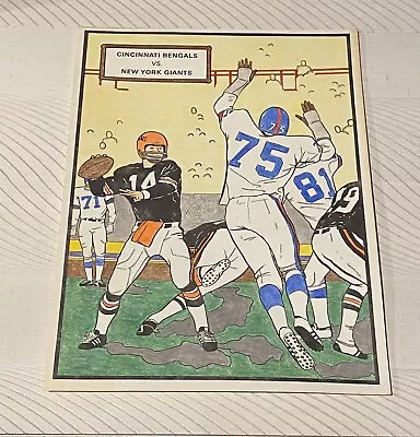 1970's Venus Paradise Sportfolio Collection Football Color By Number In Color • $29.95