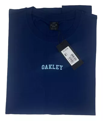 Oakley Men’s Minimal SS Tee Shirt 2XL XXL New Estate Blue C5-0821 • $19.99