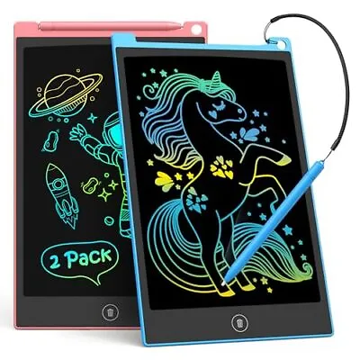 2 Pack 10 Inch LCD Writing Tablet Erasable Drawing Doodle Board For Kids • $13.82