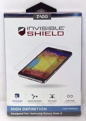 Zagg Invisible Shield HD Samsung Galaxy Note 3 III Screen Protector • $7.99