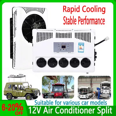 12V 12000BTU Truck Cab Air Conditioner Split AC Fits Semi Trucks Bus RV Caravan • $899.99