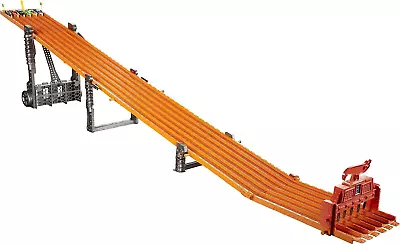 ​Hot Wheels Track Set With 6 1:64 Scale Toy Cars And 6-Lane Race Track • $175.99