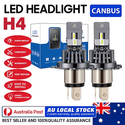 H4 9003 LED Headlight Kit For Toyota Hilux KUN26 Ute3.0 D-4D 4WD 2006-2015CANbus • $51.29