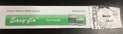 Easy Flo Flux Powder - 20 Grams. Johnson And Matthey - Silver Soldering  • £7.65