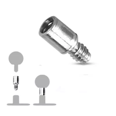 £4.25 • Buy Dermal Anchor Extension Post - Micro Microdermal Surface Piercing Riser Extender