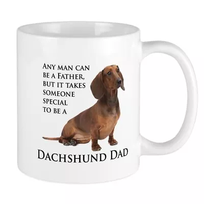 CafePress Dachshund Dad Mug 11 Oz Ceramic Mug (1250302160) • $14.99