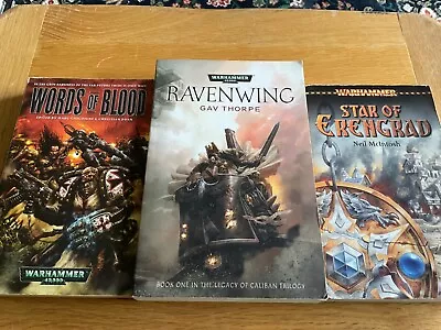 Warhammer  Black Library Books Various X3 Used • £6