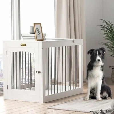 $179.99 • Buy XL Crate End Table Large Dog Puppy Pet Kennel House Indoor Wooden Furniture Cage