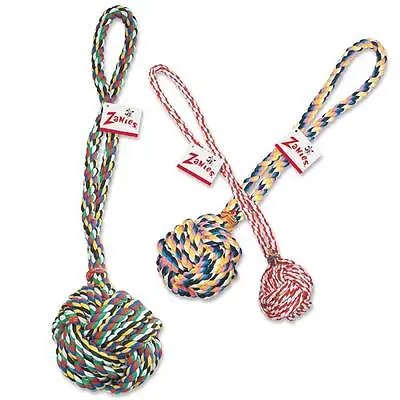 Monkey Fist Knot Rope Dog Toy Ball Handle Fetching Tugging Choose Size & Color • $12.89