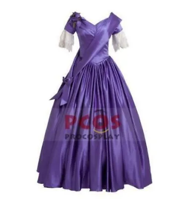 The Young Victoria Film Queen Victoria Cosplay Costume Purple Dress  • £74.45