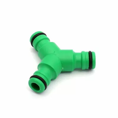 1x 3 WAY GARDEN Y HOSE PIPE LOCK COUPLING SPLITTER MALE ADAPTOR CONNECTOR JOINER • £2.99