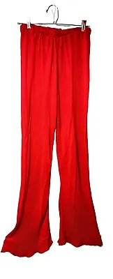 Vtg Little Lisa 60s-70s Sweater Knit High Rise Bell Bottom Elastic Waist Pants • $89.10