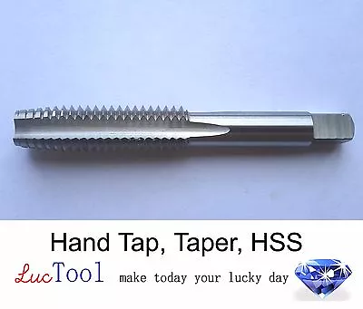 1/2-20 UNF Hand Tap Taper GH3 Limit 4 Flute HSS Taper Chamfer Bright Threading • $9.99