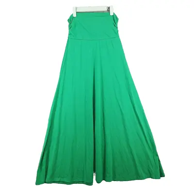 MERONA Christmas Green Long Skirt Size SMALL (4-6)Women Casual Office Knit Flare • $20.50