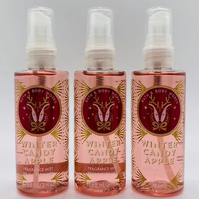 3 Bath & Body Works Winter Candy Apple Mini Fragrance Mist Spray Travel 3 Fl.oz • $15.99