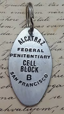 ALCATRAZ - Federal Penitentiary CELL BLOCK - B San Francisco Vintage Keychains • $17.09