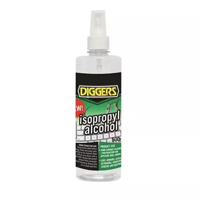 Diggers 100% Isopropyl Alcohol Computer Screen Phone Sanitiser Cleaner 500ml  • $46.06