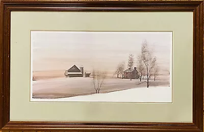 1973 P. Buckley Moss Retired Showalters Farm Lithograph Pencil Signed LTD 32.5” • $284.68