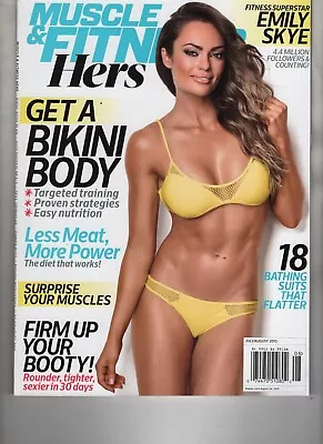 Emily Skye Jul Aug 2015 Muscle & Fitness Hers Magazine • $20