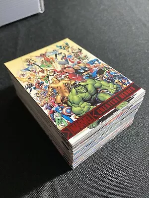 Marvel Greatest Heroes Full Base Set 1-81 2012 Trading Cards • $34.95