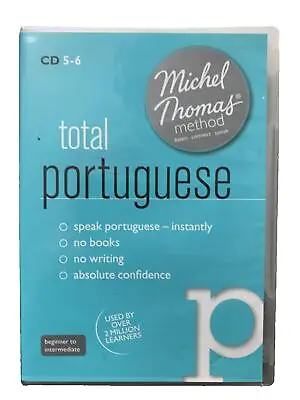 Michel Thomas Method Total Portuguese CD Set 5 - 8 (See Des*) Free Shipping • $93.47