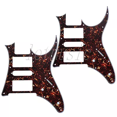 2 Pcs Guitar Pickguard For Ibanez RG250 Parts Dark Brown Tortoise Shell HSH • $18.99