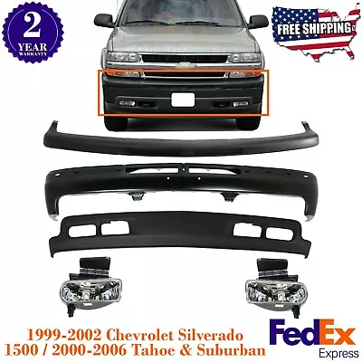 Front Bumper Primed Kit For 1999-2002 Silverado 1500 / 00-06 Tahoe Suburban • $542.33