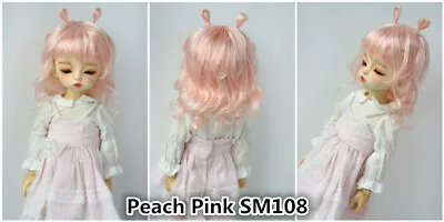 JD544 11/12 1/8 1/6 1/4 1/3 Synthetic Mohair BJD Hair Lati Blythe OB11 Doll Wigs • $23.59