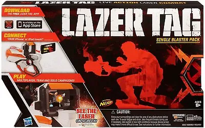 New Hasbro Neff LAZER TAG Single Blaster Battle Pack Iphone Or Ipod Touch Sealed • £24.52