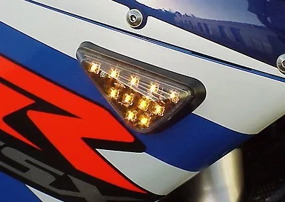FLUSH-MOUNT LED TURN SIGNALS For Honda Kawasaki Suzuki Yamaha • $19.95