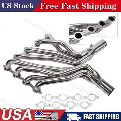 LS Tube 304 Headers Conversion Swap Kit For LS1 LS2 LS3 LS6 LS7 Chevy GMC C-10 • $247