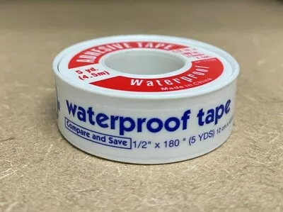 Select Brand Waterproof Medical Adhesive Tape 1/2 In. X 180 In. 2 PACK • $9.34