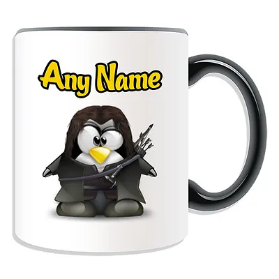 £10.07 • Buy Personalised Gift Aragorn Penguin Mug Money Box Cup Movie Hero Hobbit Lord Rings