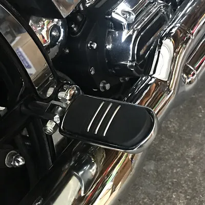 Chrome Rear Passenger Highway Pegs Foot Peg Rest Pedals For Harley Motorcycle US • $39.77