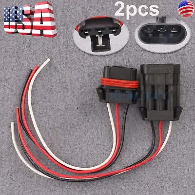 For 05-13 Corvette C6 Cooling Fan Connector Male And Female Upgrade 12Ga Hd Wire • $9.94