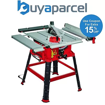 Einhell TC-TS 2225 U Corded Table Saw 254mm 2200W 240v + Stand + Blade • £188.99