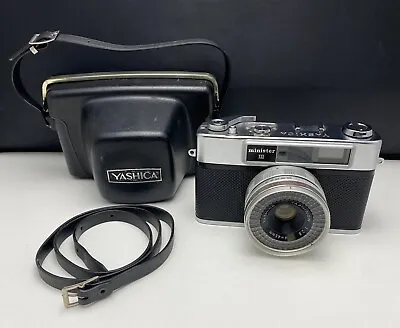 Vintage Camera Yashica Minister III 3 Yashinon F=25mm 1:2.8 Japan Genuine Case • £69.99