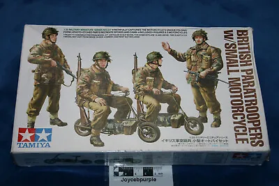 £25 • Buy Tamiya British Paratroopers With Welbikes 1:35 Scale Model Figure Kit 35337.